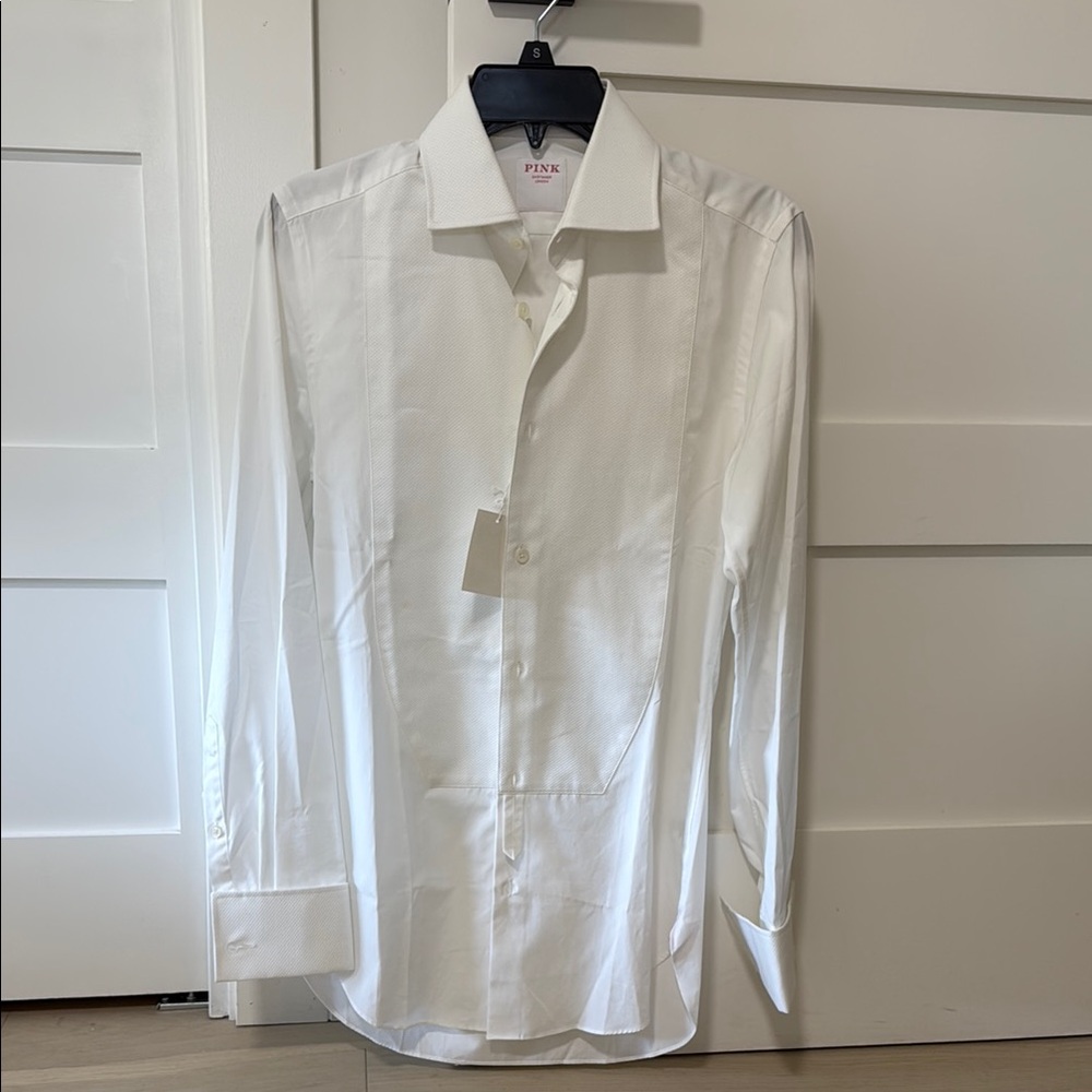 Thomas Pink white tuxedo shirt